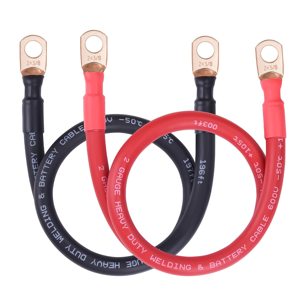 iGreely 2 AWG front packaging showing red and black cables for quick selection