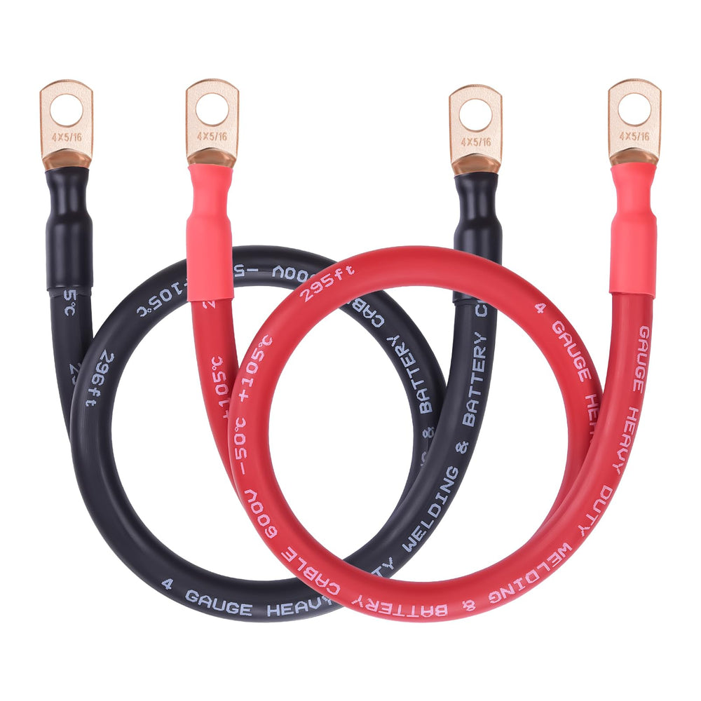 iGreely 4 AWG front packaging showing red and black cables for quick identification and reliability