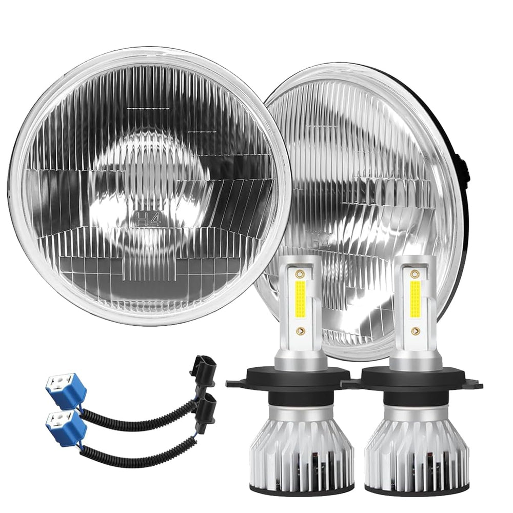 IHNZCB front glass H6024 headlight showing classic look and improved clarity