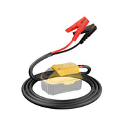 IIXWUQ front view of jumper cables showing adapter and clamps for quick starts