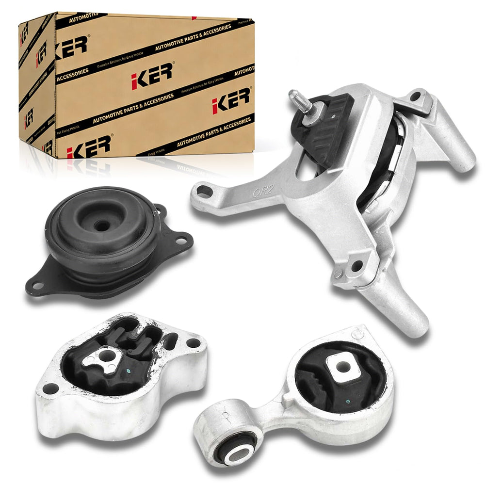 iKer front packaging showing engine mount set and clear fitment benefit