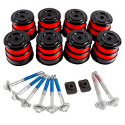 iKer front packaging showing full bushing kit ready to install for easy replacement