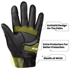 ILM DN01 stretch panels at fingers demonstrating flexible fit benefit