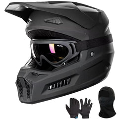 ILM MT601Y front profile showing full-face protection and clear visibility benefit