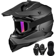 ILM WS901 front view carbon fibre shell showing impact protection and style