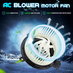 ILONPA blower motor fan close-up impeller highlighting durable construction benefit