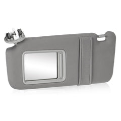 ILONPA left sun visor front view showing gray finish and silhouette, improves cabin appearance
