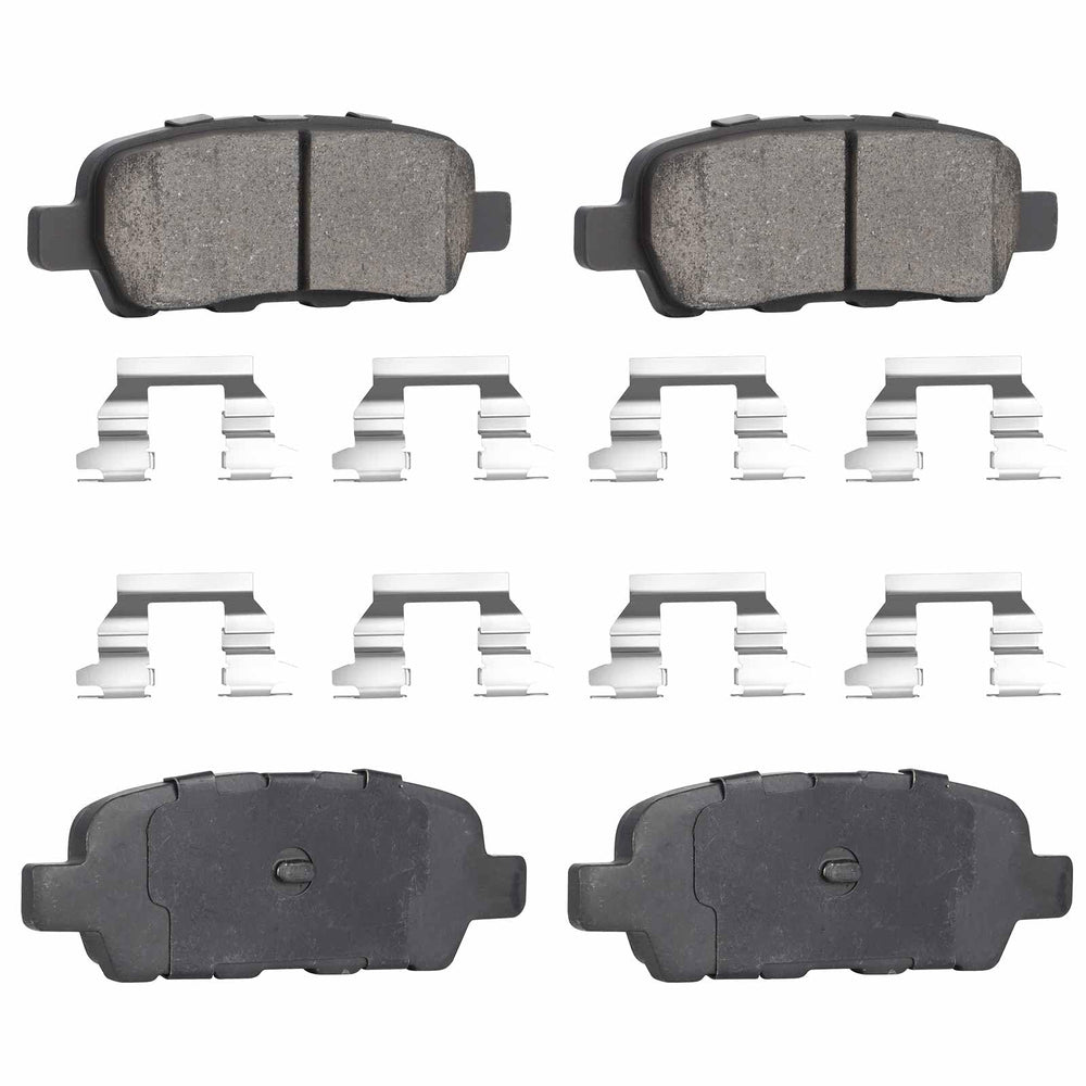 ILONPA rear pads front packaging showing fitment and hardware benefits