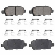 ILONPA rear pads front packaging showing fitment and hardware benefits