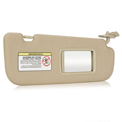 ILONPA right passenger sun visor front view showing fit and beige finish benefits visibility