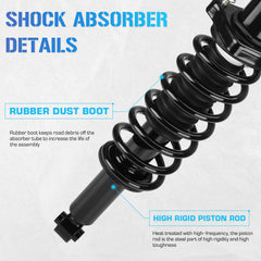 ILONPA strut piston and coil detail illustrating precision components for smooth ride