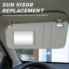 ILONPA sun visor bracket mount detail showing snaps and holes, enables tool-free installation