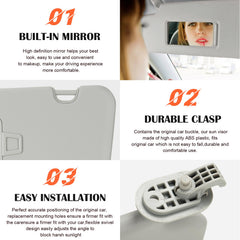 ILONPA visor mounting bracket backside showing snaps for straightforward secure installation benefit