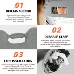 ILONPA visor installed in Camry interior, demonstrates glare reduction and proper fit