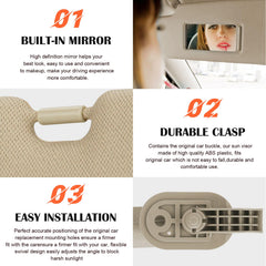 ILONPA visor side profile showing fabric texture and anti-glare finish for comfort
