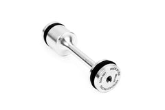 Improved Racing billet barbell front profile showing durable finish and fitment benefits