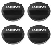 imUfer jack pad front view showing solid billet aluminum and secure lift benefit