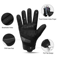 INBIKE hard knuckle protection detail providing impact resistance