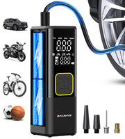 InflaVive front view of compact inflator showing portability and fast inflation benefit