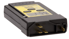Innova 3145 connector closeup showing plug that links to Ford test connector for diagnostics