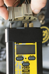 Innova 3145 digital display closeup showing numeric trouble codes for fast identification