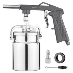 InoKraft spray gun front view showing compact design and precise controls