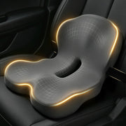 inooro front view of cushion showing full L-shaped support and comfort