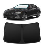 INSAUTO front fit installed on Acura TLX windshield showing full coverage and protection