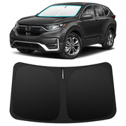 INSAUTO front view showing perfect CR-V fit and full windshield coverage