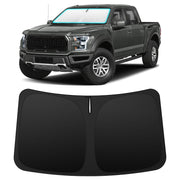 INSAUTO front view on Ford F150 windshield showing perfect fit and protection