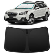 INSAUTO front view showing precise fit on Subaru Outback windshield protects interior