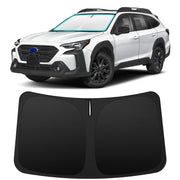 INSAUTO front view on windshield showing full coverage and protection