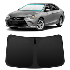 INSAUTO front view sun shade covering windshield for full protection