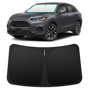 INSAUTO front view on HR-V windshield showing exact fit and full coverage