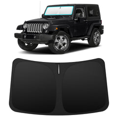 INSAUTO close-up front view showing custom fit on Jeep Wrangler for full coverage