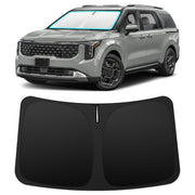 INSAUTO front-fit sun shade covering Kia Carnival windshield for full protection