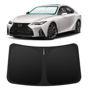 INSAUTO front-fit on Lexus IS windshield showcasing perfect coverage and protection