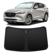 INSAUTO front view on Mazda CX-5 windshield showing full coverage and protection