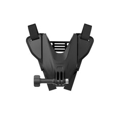 Insta360 3-prong connector close-up demonstrating quick, universal camera attachment
