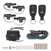 InstallGear control module and remotes showing kit components and quick setup benefit