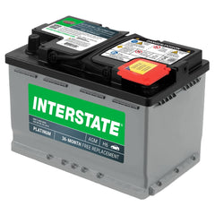 Interstate Batteries MTX label and specs for quick vehicle fit verification