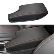 INTGET front view of armrest cover showing neat fit and protection