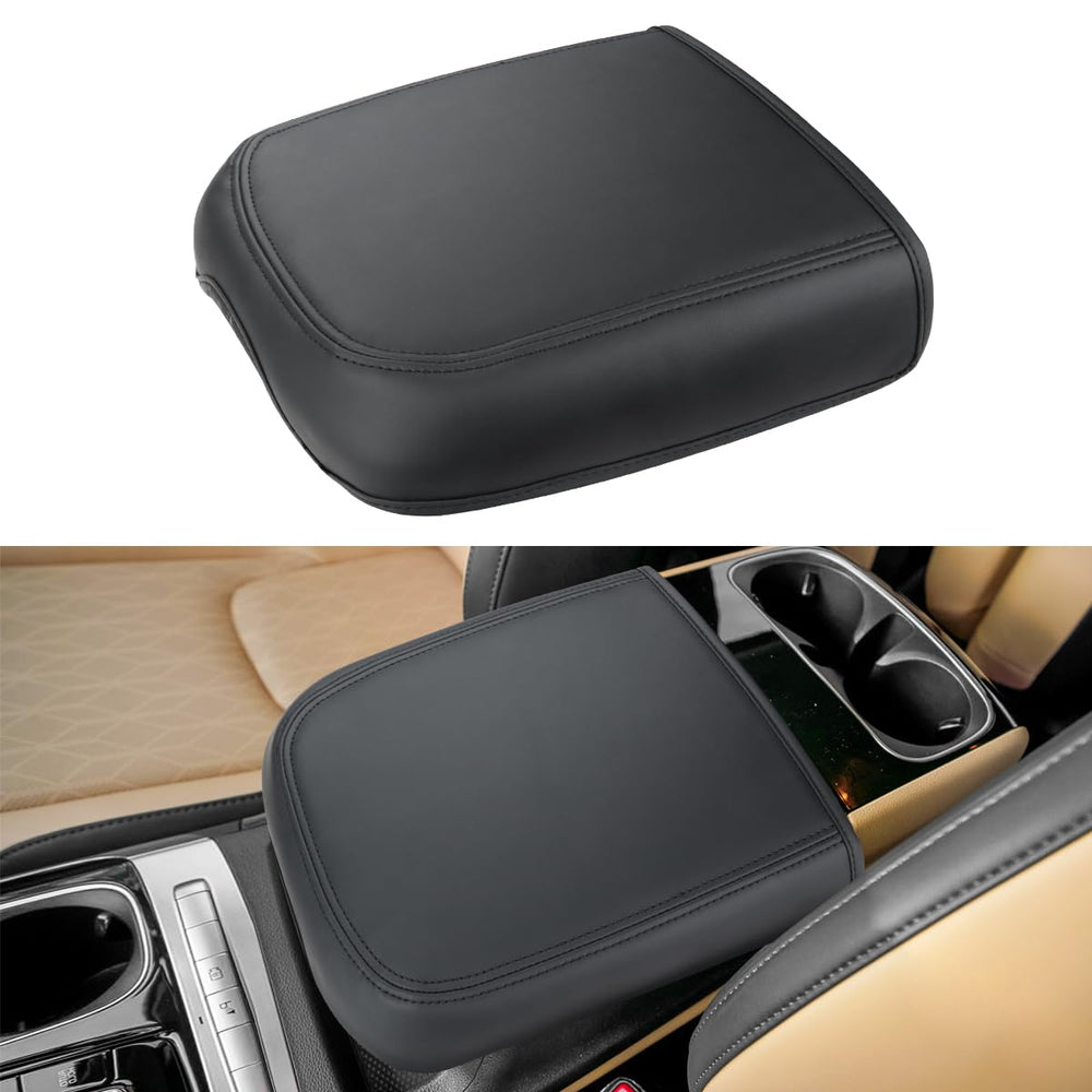 INTGET front view of center console cover protecting lid