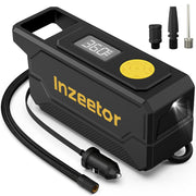 inzeetor front view compact inflator shows durable build and portability benefit
