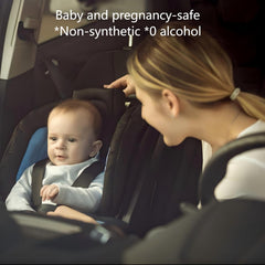 IQQI vial installed on car vent illustrating universal fit and fresh air benefit