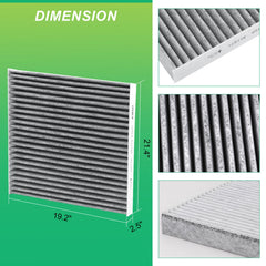 iRKY cabin air filter being installed in glovebox for quick DIY benefit