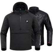 IRON JIA'S front view of jacket showing slim fit and protection benefits