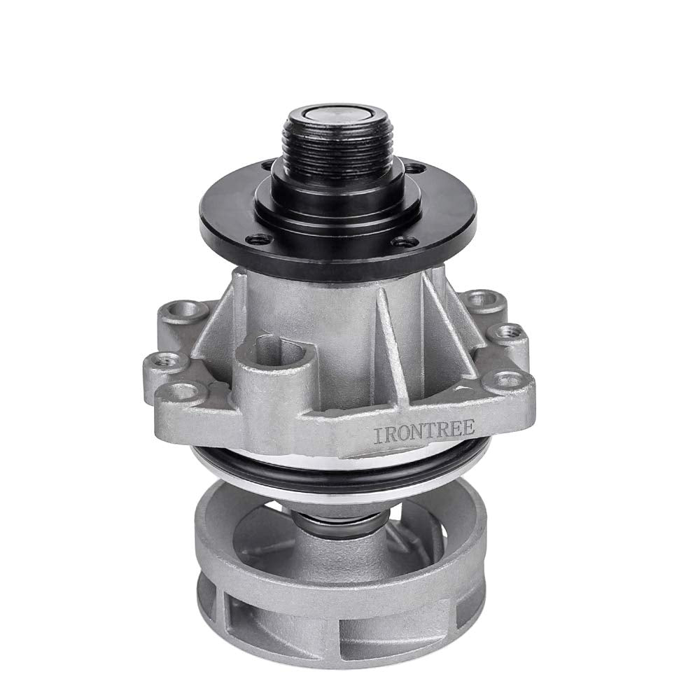 IRONTREE front view water pump kit showing clean cast housing and port fitment benefit