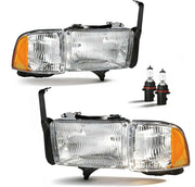 ISHARINGAUTOPARTS front view headlights showing OEM fit and improved visibility