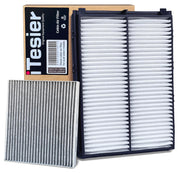 ITESIER front packaging showing both engine and cabin filters for quick selection benefit